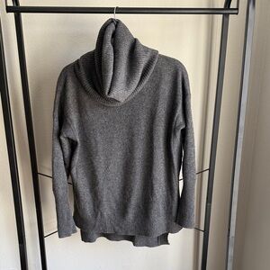 Diane Von Furstenberg Charcoal Turtleneck Sweater